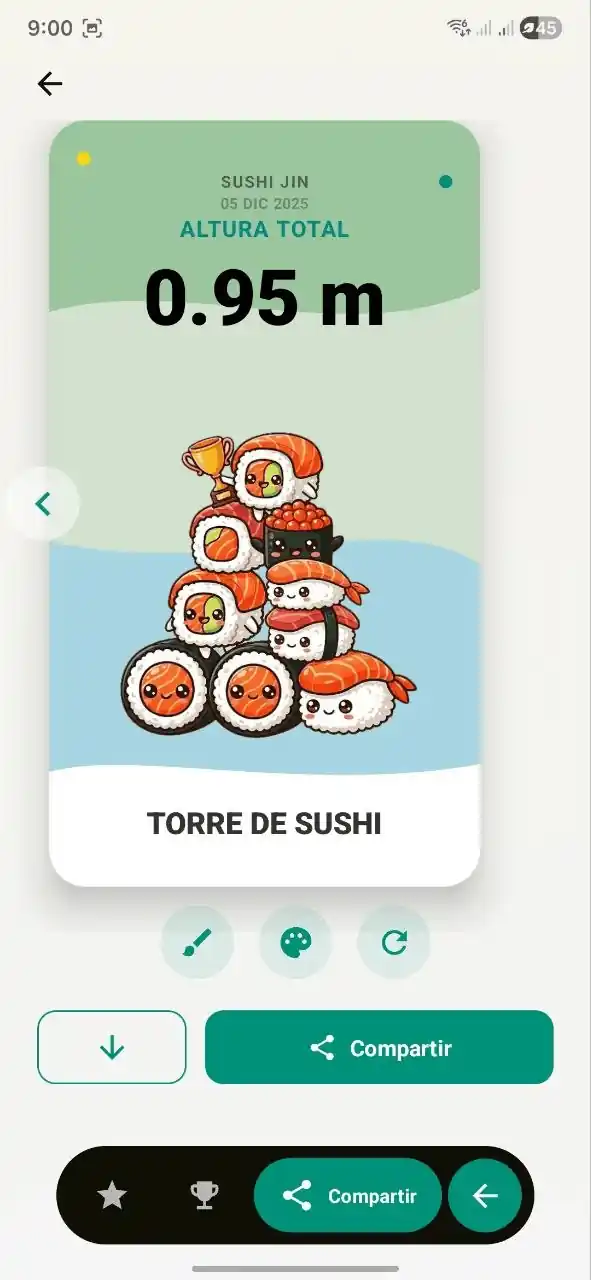 Pantalla de Compartir